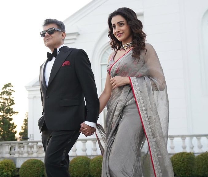 Ajith Kumar and Trisha's stills from Vidaamuyarchi goes viral 276 vidaamuyarchi